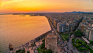 [Translate to Deutsch:] Birds eye view on Thessaloniki, Greece